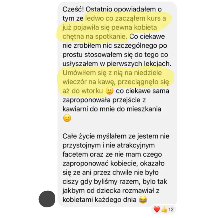 Opinia: Tomek, 34 lata