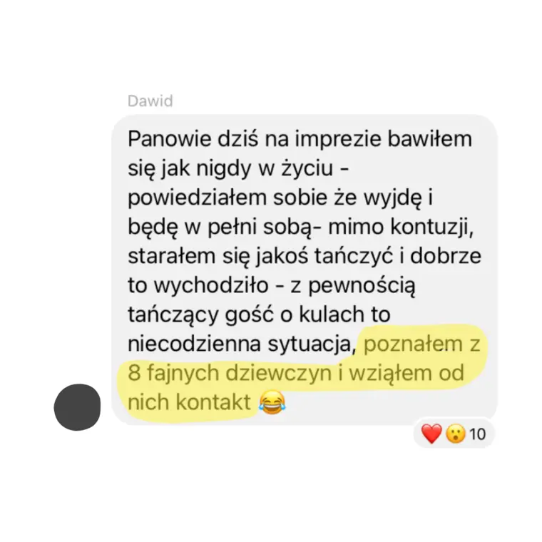 Opinia: Dawid, 29 lat