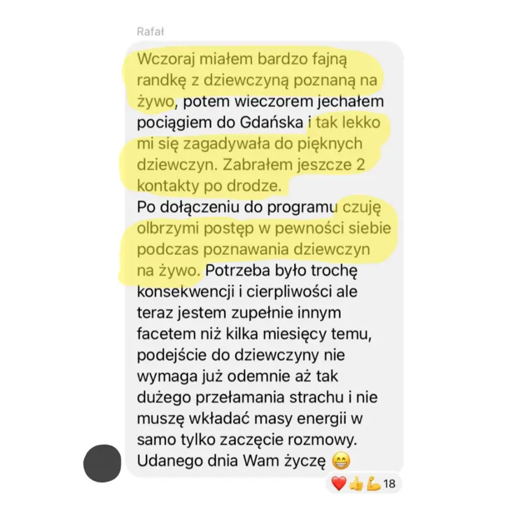 Opinia: Rafał, 28 lat