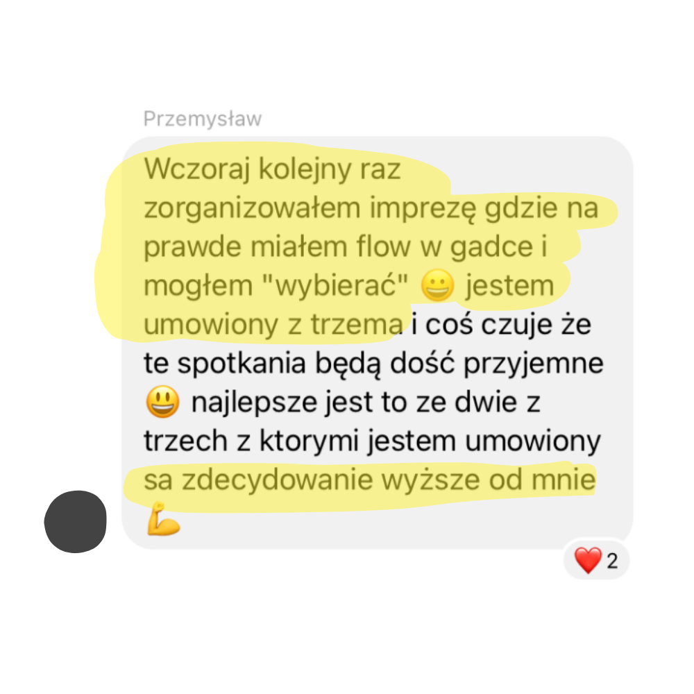 Testimonial Przemysława