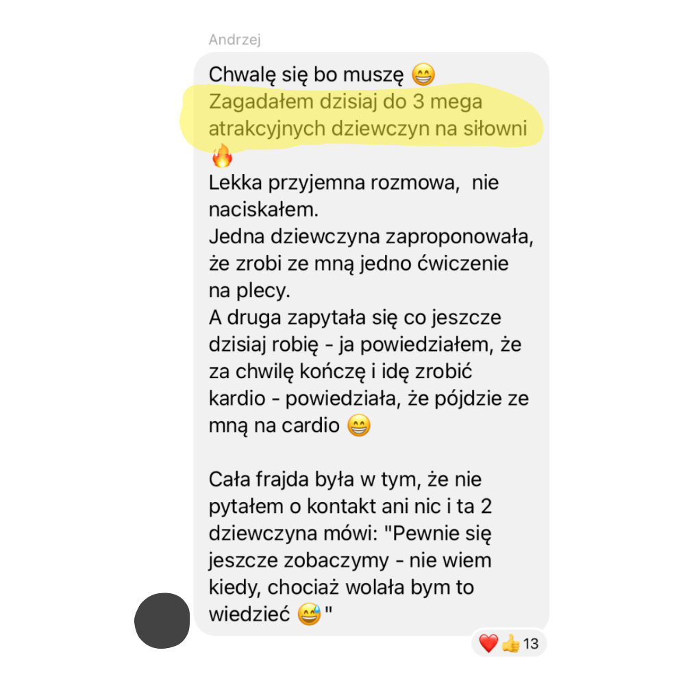 Testimonial Andrzeja
