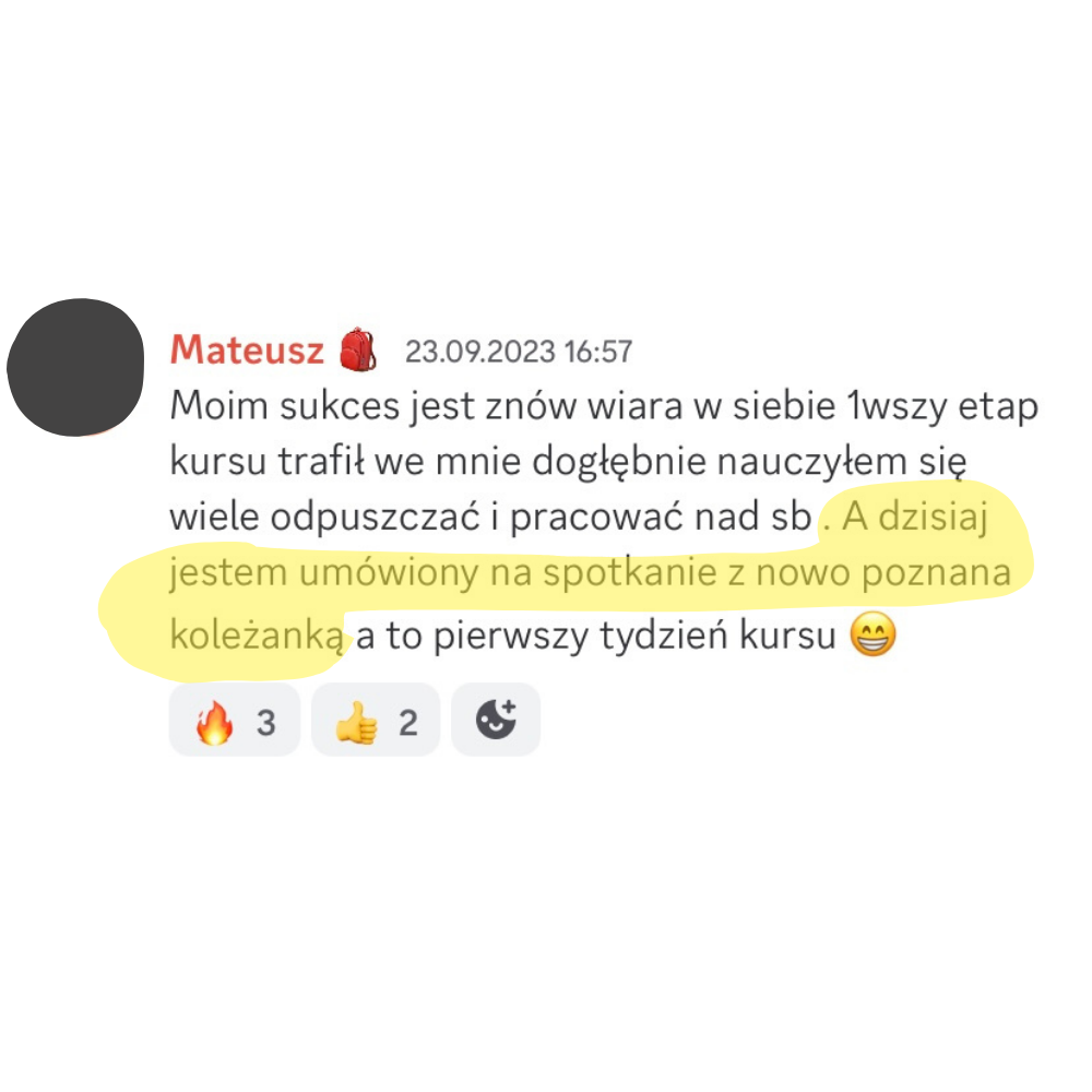 Testimonial Mateusza